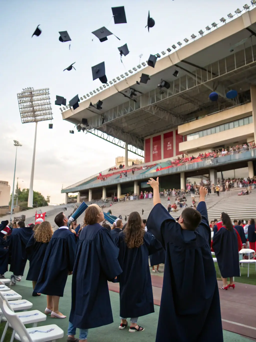 Graduates celebrating their bootcamp completion, symbolizing the career opportunities and success achieved through the programming school.